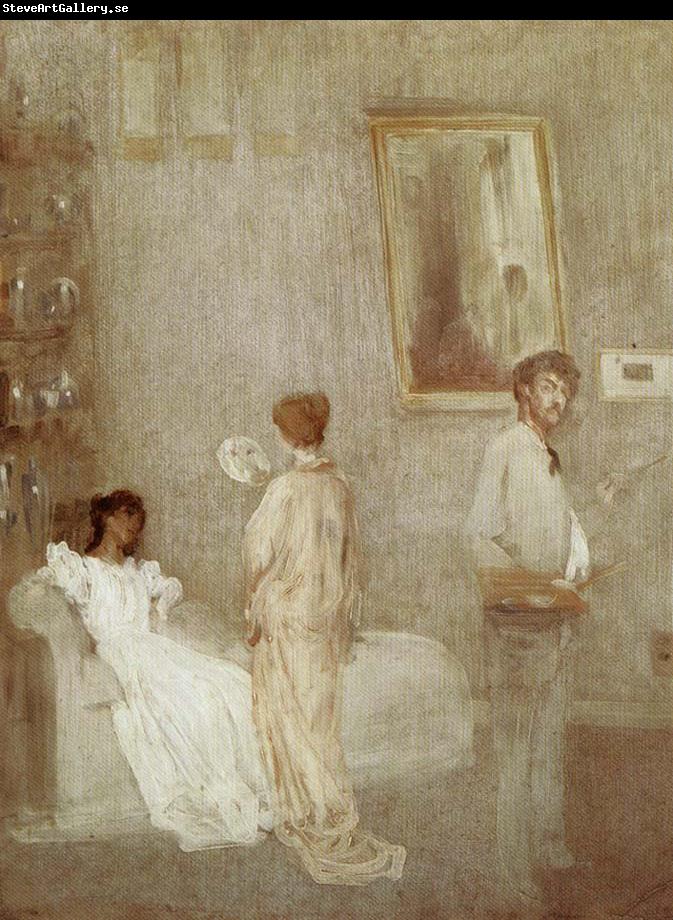 James Abbott McNeil Whistler The Artist in His Studio